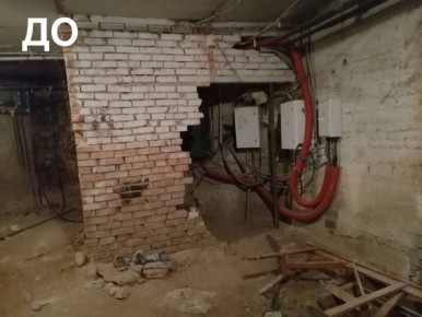 В рамках исполнения региональной программы завершены работы по капитальному ремонту подвального помещения многоквартирного дома, расположенного в г